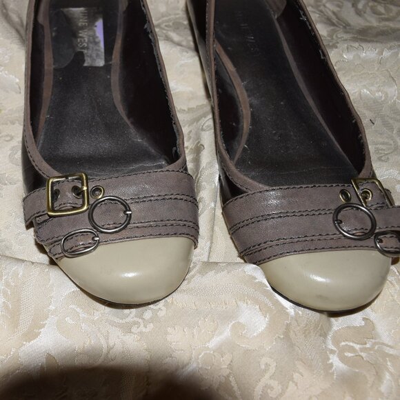 Nine West ballet Shoes Buckle Size 7.5 - Picture 3 of 14